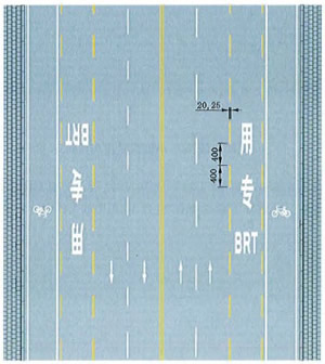 公交專(zhuān)用車(chē)道線(xiàn)
